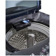 LG Top Load Washer 19kg with AI DD, Steam, Platinum Black – ThinQ Enabled