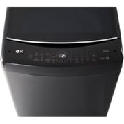 LG Top Load Washer 19kg with AI DD, Steam, Platinum Black – ThinQ Enabled