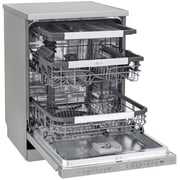LG 14 Place Setting Dishwasher with QuadWash™, EasyRack™ Plus, TrueSteam™, Inverter Direct Drive, ThinQ, and Noble Steel Finish – DFB325HS