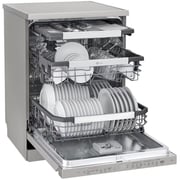 LG 14 Place Setting Dishwasher with QuadWash™, EasyRack™ Plus, TrueSteam™, Inverter Direct Drive, ThinQ, and Noble Steel Finish – DFB325HS