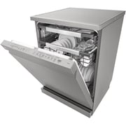 LG 14 Place Setting Dishwasher with QuadWash™, EasyRack™ Plus, TrueSteam™, Inverter Direct Drive, ThinQ, and Noble Steel Finish – DFB325HS