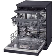 LG 14 Place Setting Dishwasher with QuadWash, EasyRack Plus, Inverter Direct Drive, and Black Finish – DFB325HM