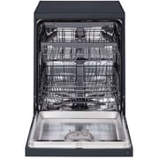 LG 14 Place Setting Dishwasher with QuadWash, EasyRack Plus, Inverter Direct Drive, and Black Finish – DFB325HM