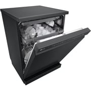 LG 14 Place Setting Dishwasher with QuadWash, EasyRack Plus, Inverter Direct Drive, and Black Finish – DFB325HM