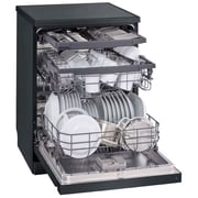 LG 14 Place Setting Dishwasher with QuadWash, EasyRack Plus, Inverter Direct Drive, and Black Finish – DFB325HM