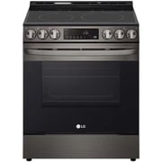 LG 6.3 cu ft. Smart Wi-Fi Enabled Fan Convection Electric Slide-in Range with Air Fry & EasyClean, Black