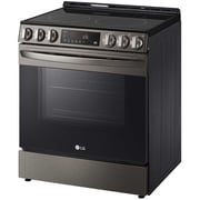LG 6.3 cu ft. Smart Wi-Fi Enabled Fan Convection Electric Slide-in Range with Air Fry & EasyClean, Black