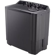 LG Twin Tub Washing Machine 15KG Wind Jet Dry, Roller Jet, 3 Wash Programs, Black Color