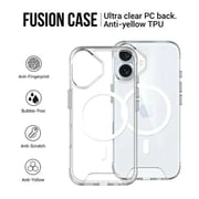 Glassology MagSafe Clear Case With Screen Protector Transparent iPhone 16 Plus
