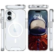 Glassology MagSafe Clear Case With Screen Protector Transparent iPhone 16 Plus