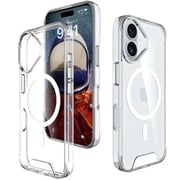 Glassology MagSafe Clear Case With Screen Protector Transparent iPhone 16
