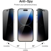 Glassology Privacy Screen Protector Black iPhone 16 Pro Max