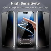 Glassology Privacy Screen Protector Black iPhone 16 Pro Max