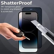 Glassology Privacy Screen Protector Black iPhone 16 Pro Max