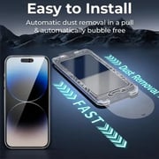 Glassology Privacy Screen Protector Black iPhone 16 Pro