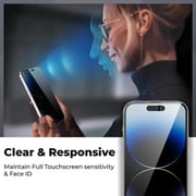 Glassology Privacy Screen Protector Black iPhone 16 Plus