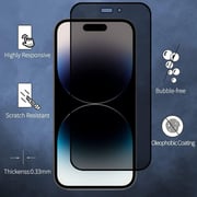 Glassology Privacy Screen Protector Black iPhone 16 Plus