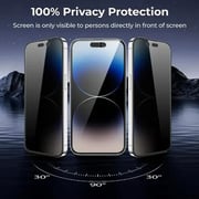 Glassology Privacy Screen Protector Black iPhone 16 Plus