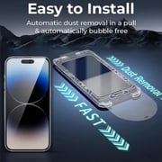 Glassology Privacy Screen Protector Black iPhone 16 Plus