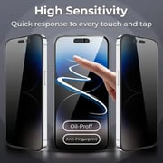 Glassology Privacy Screen Protector Black iPhone 16 Plus
