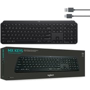 Logitech MX Keys Advanced Wireless English Keyboard Black
