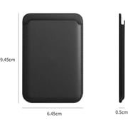 S&S MagSafe Leather Wallet Black