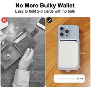 S&S MagSafe Leather Wallet White