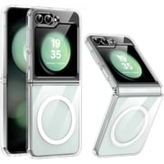 S&S MagSafe Clear Case With Screen Protector Transparent Samsung Galaxy Z Flip 6