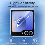 S&S MagSafe Clear Case With Screen Protector Transparent Samsung Galaxy Z Flip 6