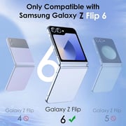S&S MagSafe Clear Case With Screen Protector Transparent Samsung Galaxy Z Flip 6