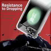 S&S MagSafe Clear Case With Screen Protector Transparent Samsung Galaxy Z Flip 6