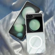 S&S MagSafe Clear Case With Screen Protector Transparent Samsung Galaxy Z Flip 6
