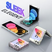 S&S MagSafe Clear Case With Screen Protector Transparent Samsung Galaxy Z Flip 6