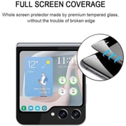 S&S MagSafe Clear Case With Screen Protector Transparent Samsung Galaxy Z Flip 6