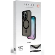 Levelo Nuru Case Matte Black iPhone 15 Pro