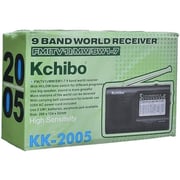 Kchibo KK-2005 Radio FM AM SW Portable Radio - Black