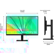 Samsung LS27D606EAMXUE ViewFinity S60D QHD Flat Monitor 27inch
