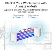 Asus BE18000 Whole Home Wireless Tri-Band WiFi 7 System 2 Pack