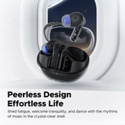 Sound Peats Clear True Wireless Earbuds Black