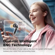 Sound Peats Clear True Wireless Earbuds Beige