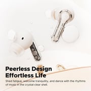 Sound Peats Clear True Wireless Earbuds Beige