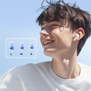 Sound Peats Clear True Wireless Earbuds White