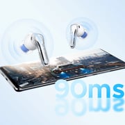 Sound Peats Clear True Wireless Earbuds White
