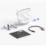 Sound Peats Clear True Wireless Earbuds White