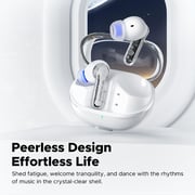 Sound Peats Clear True Wireless Earbuds White