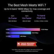 Asus BE18000 Whole Home Wireless Tri-Band WiFi 7 System 3 Pack