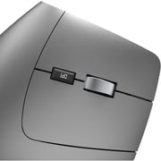 Hama 182691 Ergonomic Vertical Wireless Mouse 0.80m Anthracite