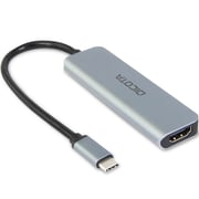 Dicota 5-in-1 USB-C Video Hub Black/Silver
