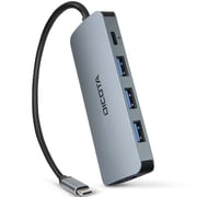Dicota 8-in-1 Multi Hub Silver/Black