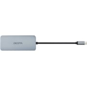 Dicota 8-in-1 Multi Hub Silver/Black